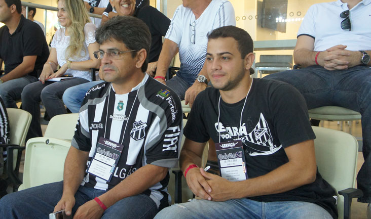 Torcedores Oficiais assistiram a primeira vitória do Vozão na Copa do Nordeste de 2014 de camarote