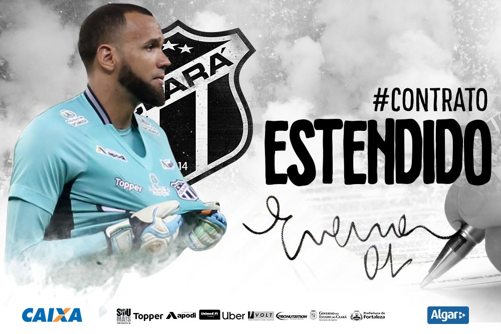 Paredão até 2021! Diretoria estende contrato do goleiro Everson