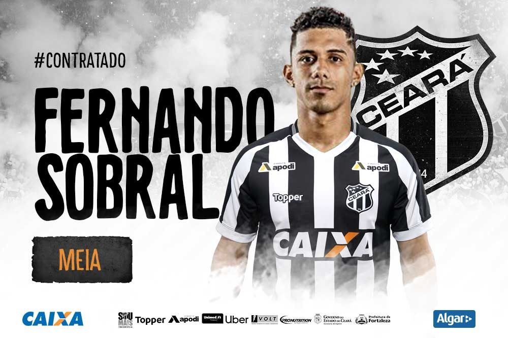 É do Vozão! Meia Fernando Sobral chega para integrar o elenco