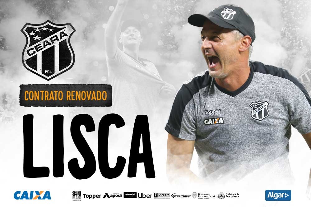 É oficial! Lisca renova contrato com o Vozão