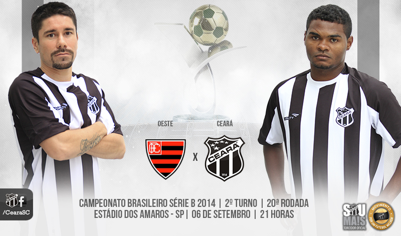 Para recuperar a liderança, Vozão busca a vitória contra o Oeste