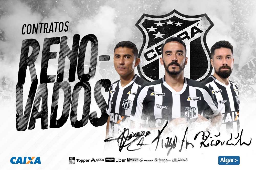 Quixadá, Tiago Alves e Ricardinho permanecem, no Vozão, para 2019