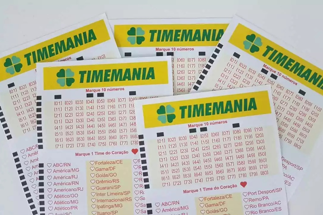 Timemania: Sorteio do concurso de número 1835 acontecerá nesta quinta-feira (15)