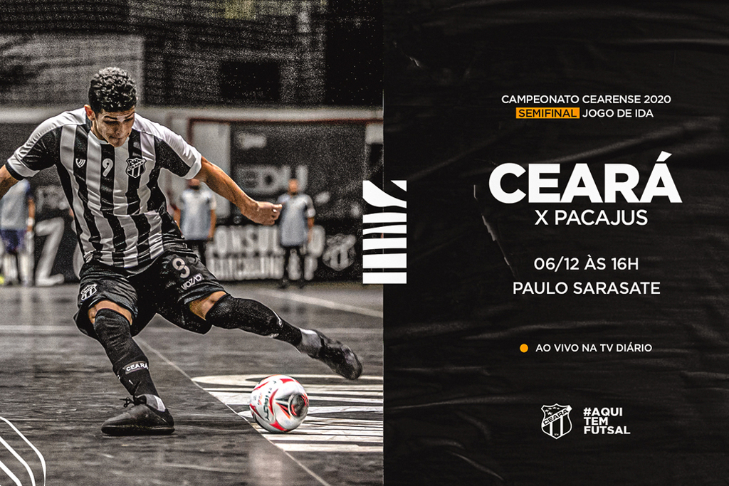 Futsal adulto: Ceará inicia disputa das semifinais, neste domingo, 06/12