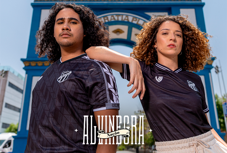Ceará lança oficialmente os modelos 2023 da camisa Nação Alvinegra