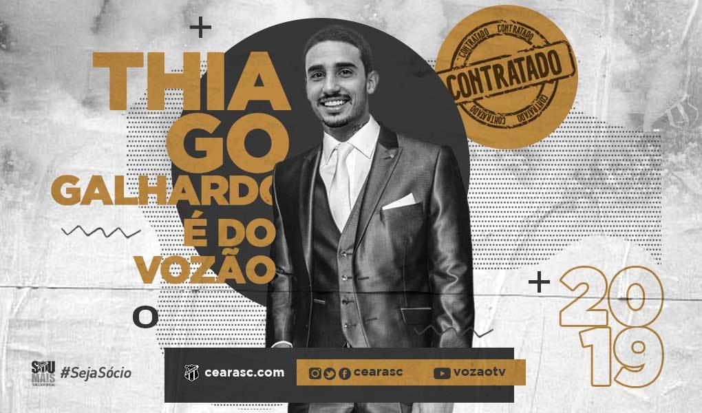 É do Vovô! Thiago Galhardo chega para reforçar o elenco do Ceará