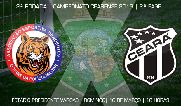 Venda de ingressos para Tiradentes x Ceará começa neste sábado