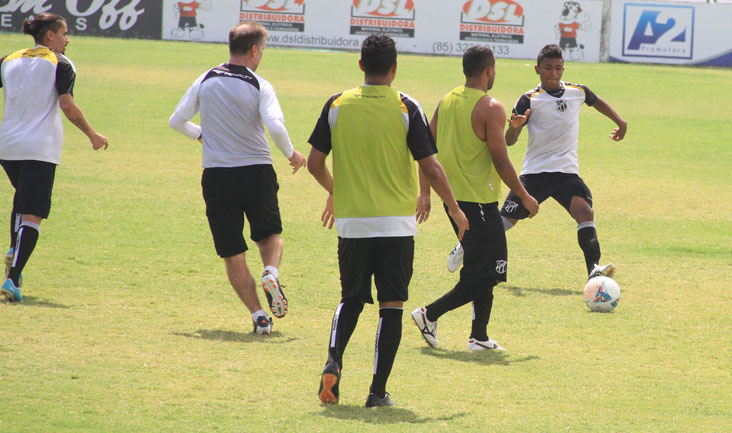 Grupo do Ceará encerrou a preparação para o duelo contra o Joinville