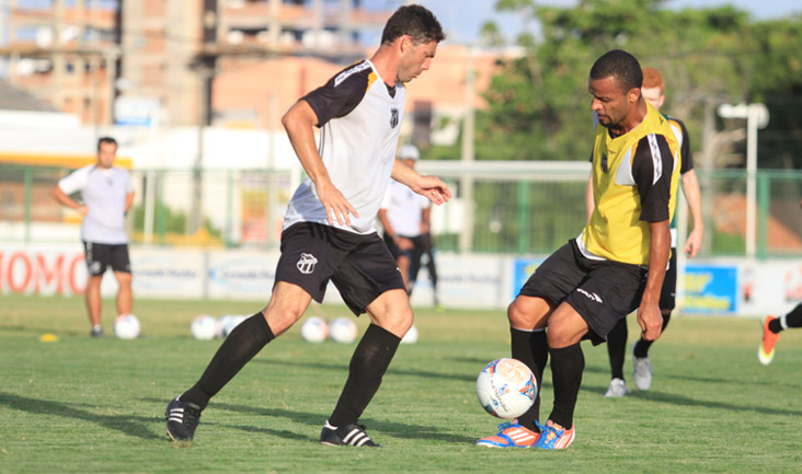 Trabalho de finalização movimentou a tarde de treinos do Ceará