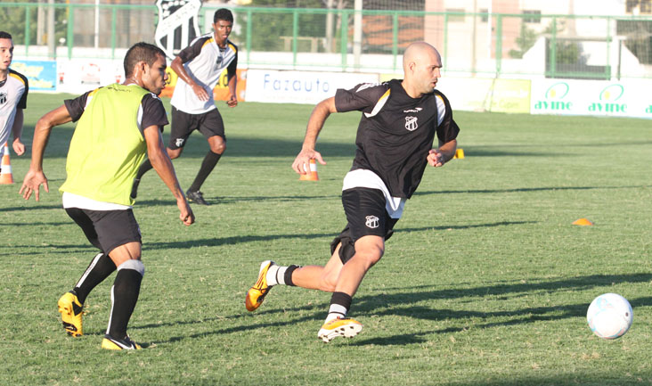 Tarde desta quinta-feira foi de treinos físicos e técnicos