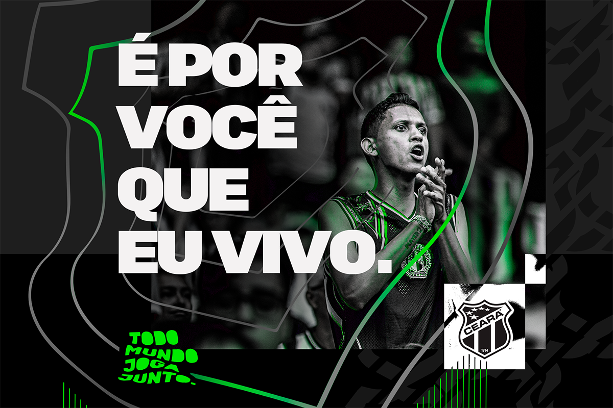 Ceará apresenta nova identidade visual para comunicação com o torcedor nas redes sociais