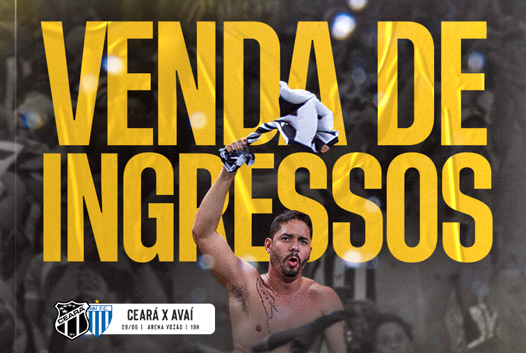 Check-ins liberados e venda de ingressos iniciadas para o confronto entre Ceará e Avaí